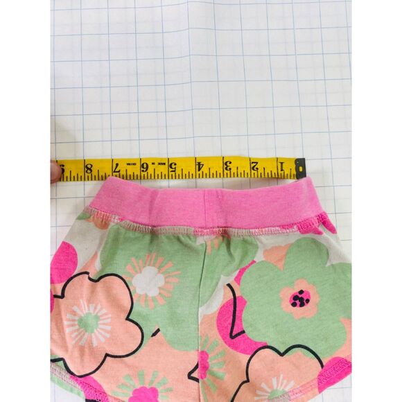 Okie Dokie Girl’s Short's Multicolor Floral Design Elastic Waist Size 3T - Picture 4 of 9